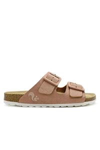 Thies 1856 Damen vegan Sandalen Eco Bio Bedeckt Hellrosa