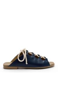 Noah Damen vegan Sandale Virginia Nappa - Blau