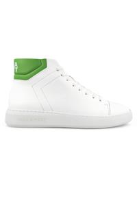 Ella & Witt Damen vegan Hoher Sneaker Adams Weiß & Grün