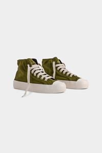 Bamburista Damen vegan Sneaker Ladybug High Moss