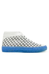 Nat-2 Damen vegan Turnschuhe Sleek Post Cov Weiß & Blau
