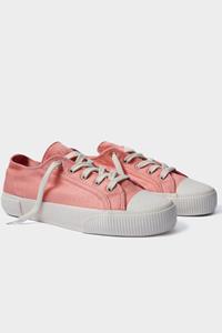 Bamburista Damen vegan Niedrig Sneaker Damen Marienkäfer Flamingo Rose