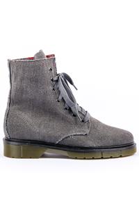 Risorse Future Damen vegan Stiefeletten Mr. Veganes Grau