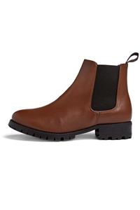 Will's Vegan Store Damen vegan Chelsea Boots Luxe Deep Tread Maroon