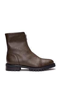 Nae Damen vegan Stiefel Tecla Braun Grün