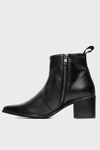 BOHEMA Damen vegan Stiefeletten Swan No.1 Schwarz