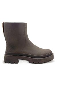 Nat-2 Damen vegan Regenstiefel Bio Boot 100% Wasserdicht Braun