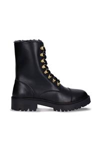 Nae Damen vegan Robuste Mittelhohe Stiefel Elia Schwarz