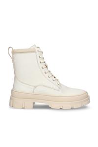 Nae Damen vegan Stiefelette Tea White