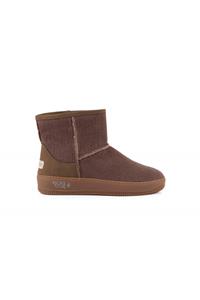 Risorse Future Damen vegan Stiefelette Panda Haselnussbraun