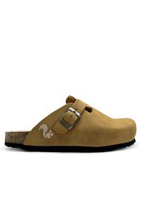 Thies 1856 Herren vegan Clog Eco Bio Warm Cognac