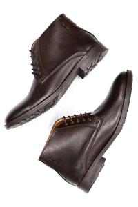 Will's Vegan Store Herren vegan Stiefel Chukka Dunkelbraun