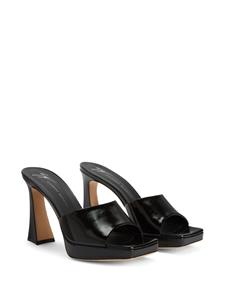 Giuseppe Zanotti Solhene leren sandalen - Zwart