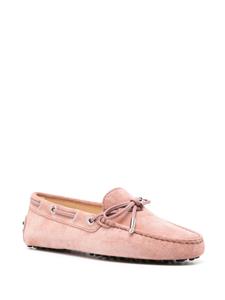 Tod's Gommino Driving suede loafers - Roze