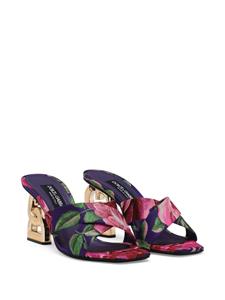 Dolce & Gabbana 3.5 muiltjes met jacquard - Paars