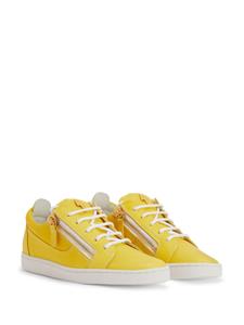 Giuseppe Zanotti Nicki leather sneakers - Geel