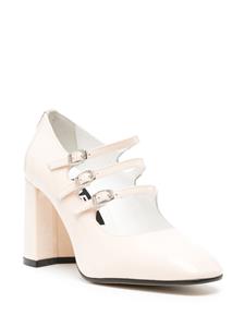 Carel Paris Keel leren pumps - Beige