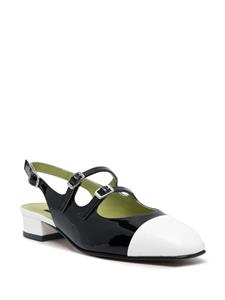 Carel Paris Abricot leren pumps - Zwart