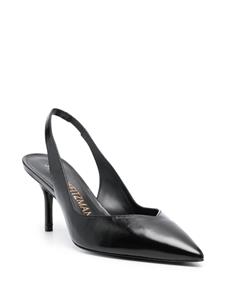 Stuart Weitzman Leren slingback pumps - Zwart