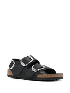 Birkenstock Milano slingback sandalen met gesp - Zwart