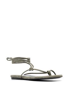 The Attico Sandalen met enkelbandje - Groen