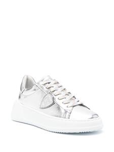 Philippe Model Paris Très Temple sneakers met metallic-effect - Zilver