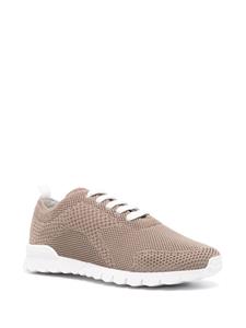 Kiton Hardloopschoenen met mesh - Beige