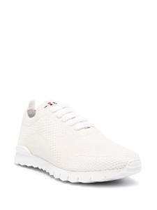 Kiton mesh-design running shoes - Beige