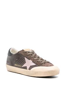 Golden Goose Super-Star sneakers met vlakken - Bruin