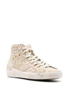 Philippe Model Paris Paris sneakers met logopatch - Beige