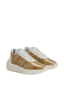 giuseppezanotti Giuseppe Zanotti Urchin leren sneakers - Goud