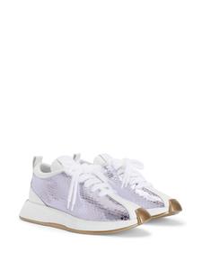Giuseppe Zanotti Ferox snakeskin-effect sneakers - Paars
