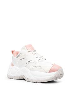 Armani Exchange Sneakers met logoprint - Wit