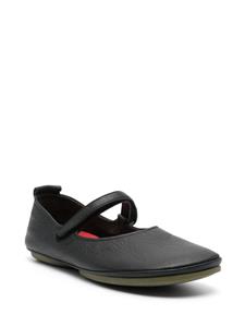Camper Right Nina leren ballerina's - Zwart