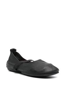 Camper Right Nina leren ballerina's - Zwart