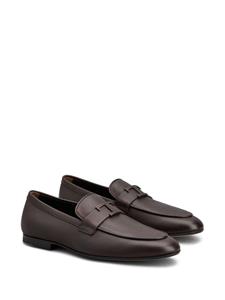 Tod's T Timeless leren loafers - Bruin