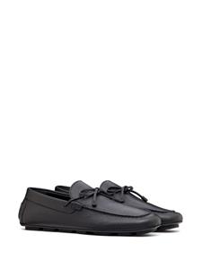 Valentino VLogo leren loafers - Zwart