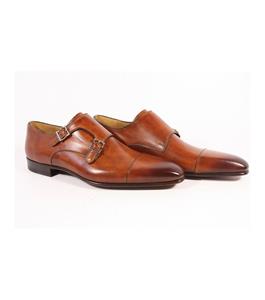 Magnanni Heren gespschoenen cognac 47