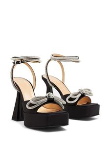 MACH & MACH Sandalen met plateauzool - Zwart