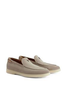 Giuseppe Zanotti Maui loafers met logoplakkaat - Beige