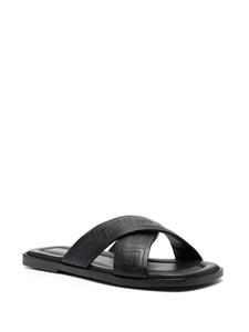 Versace Greca slippers - Zwart