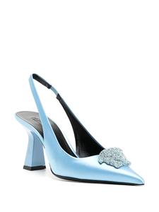 Versace Slingback pumps met kristallen - Blauw