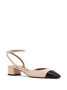 Aquazzura Tweekleurige pumps - Beige