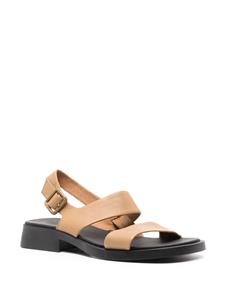 Camper Dana leren slingback sandalen - Bruin