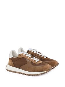 Gianvito Rossi Gravel panelled sneakers - Bruin