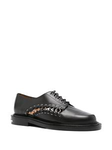 Toga Virilis Oxford schoenen verfraaid met ring - Zwart