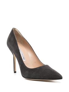 Manolo Blahnik BB suède pumps - Zwart