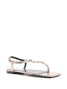 Versace Medusa '95 leather sandals - Goud