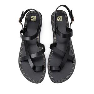 LA REDOUTE COLLECTIONS Sandalen met teenstuk Signature in leer