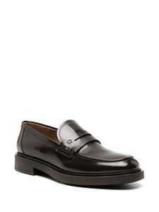 Gianvito Rossi Harris loafers met logo-reliëf - Bruin